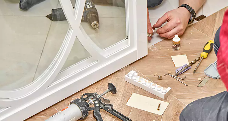 Interior Patio Door Casing Repair in Pine Hills, FL